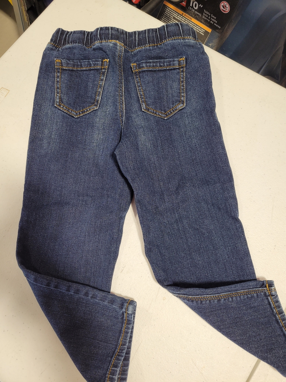 jumping beans Navy Blue Jeans with Yellow Stitching - Picture 3 of 3